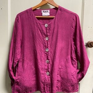 Flax button front shirt.